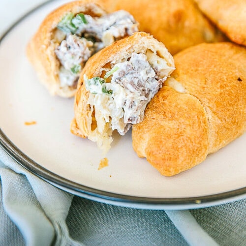 Philly Cheesesteak Crescent Braid, Recipe