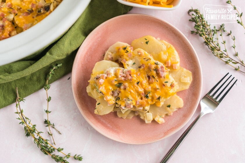 Scalloped Ham And Potatoes Crock Pot Recipe