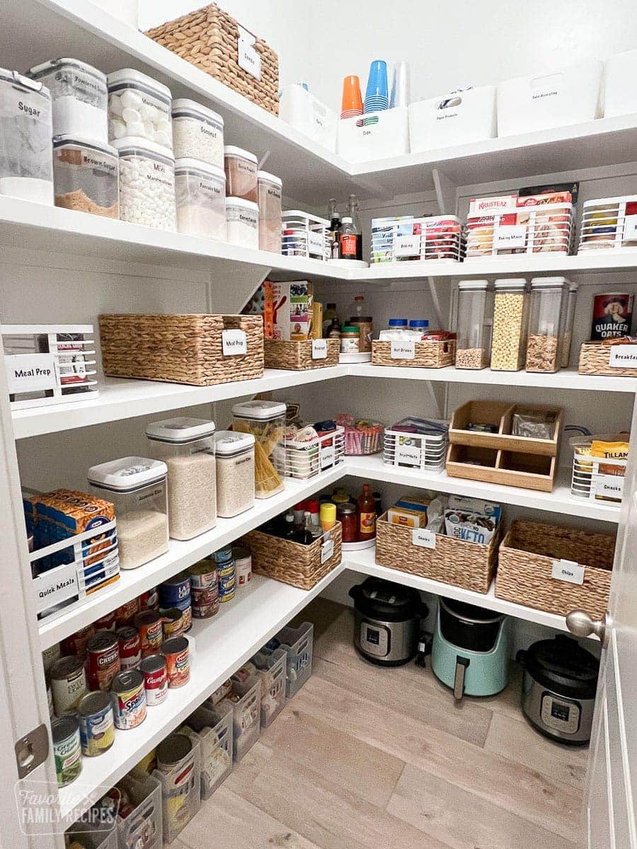 Pantry Organization Tips & Snack Drawer - The Pink Dream
