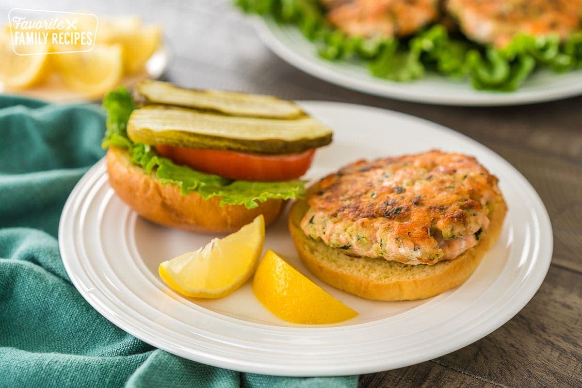 Best Salmon Burgers Recipe - Belly Full