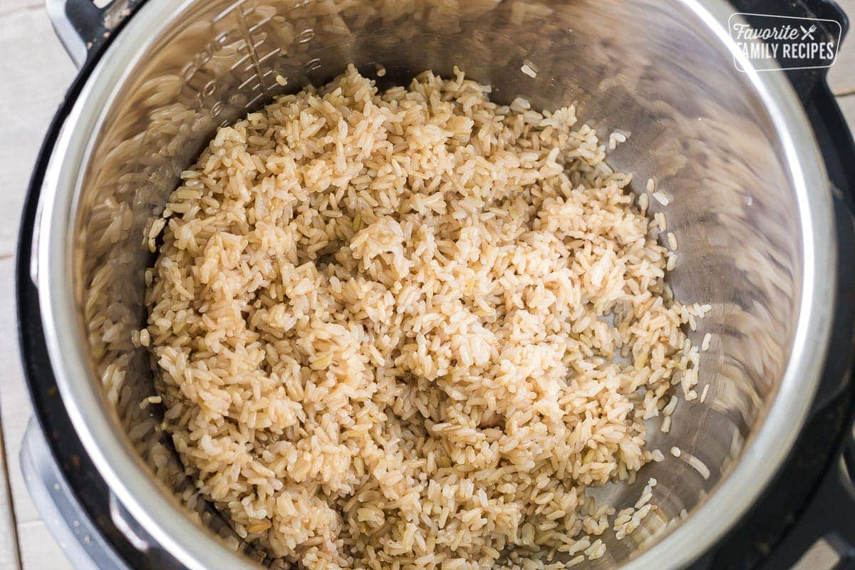 Instant Pot Brown Rice –