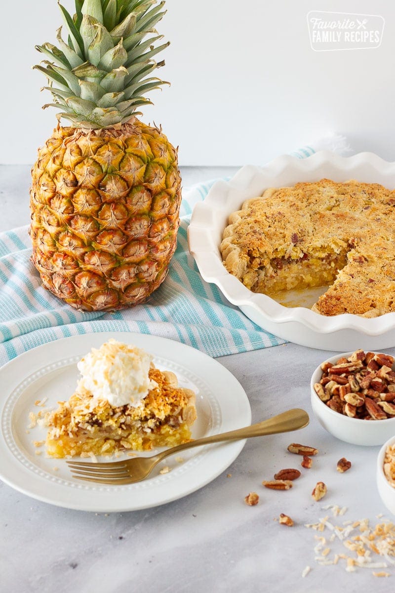 island-pecan-pie-with-coconut-and-pineapple