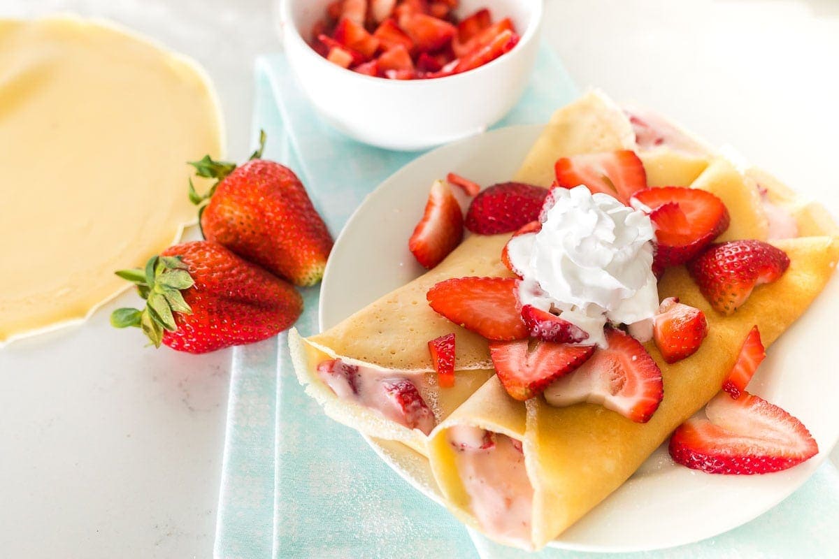 Homemade Filled Crepes
