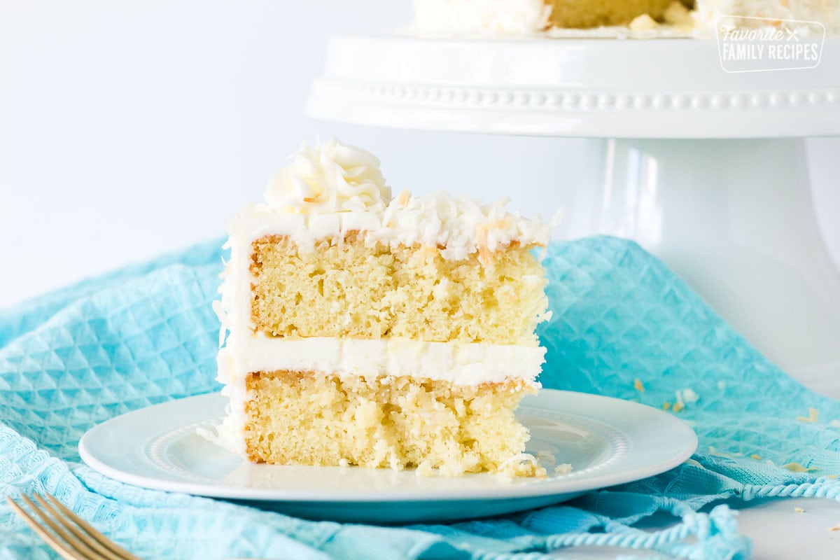 The Best Coconut Cake Recipe - Shugary Sweets