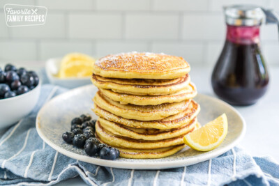 Lemon Ricotta Pancakes - Favorite Family Recipes