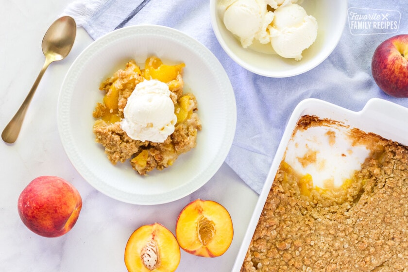 Summer Peach Crisp | Favorite Family Recipes