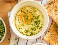 Shirred Eggs in a ramekin