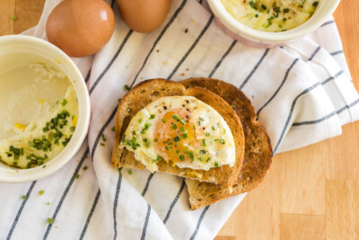 Shirred Eggs (Baked Eggs) - Favorite Family Recipes