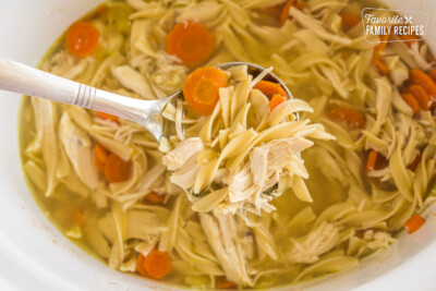 Easy Crockpot Chicken Noodle Soup