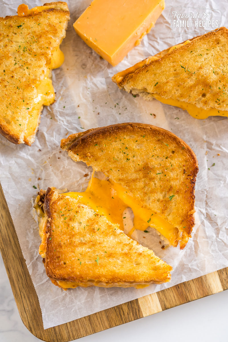 Air Fryer Grilled Cheese Vertical 
