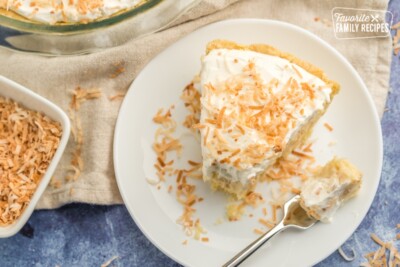 Homemade Coconut Pie with Toasted Coconut