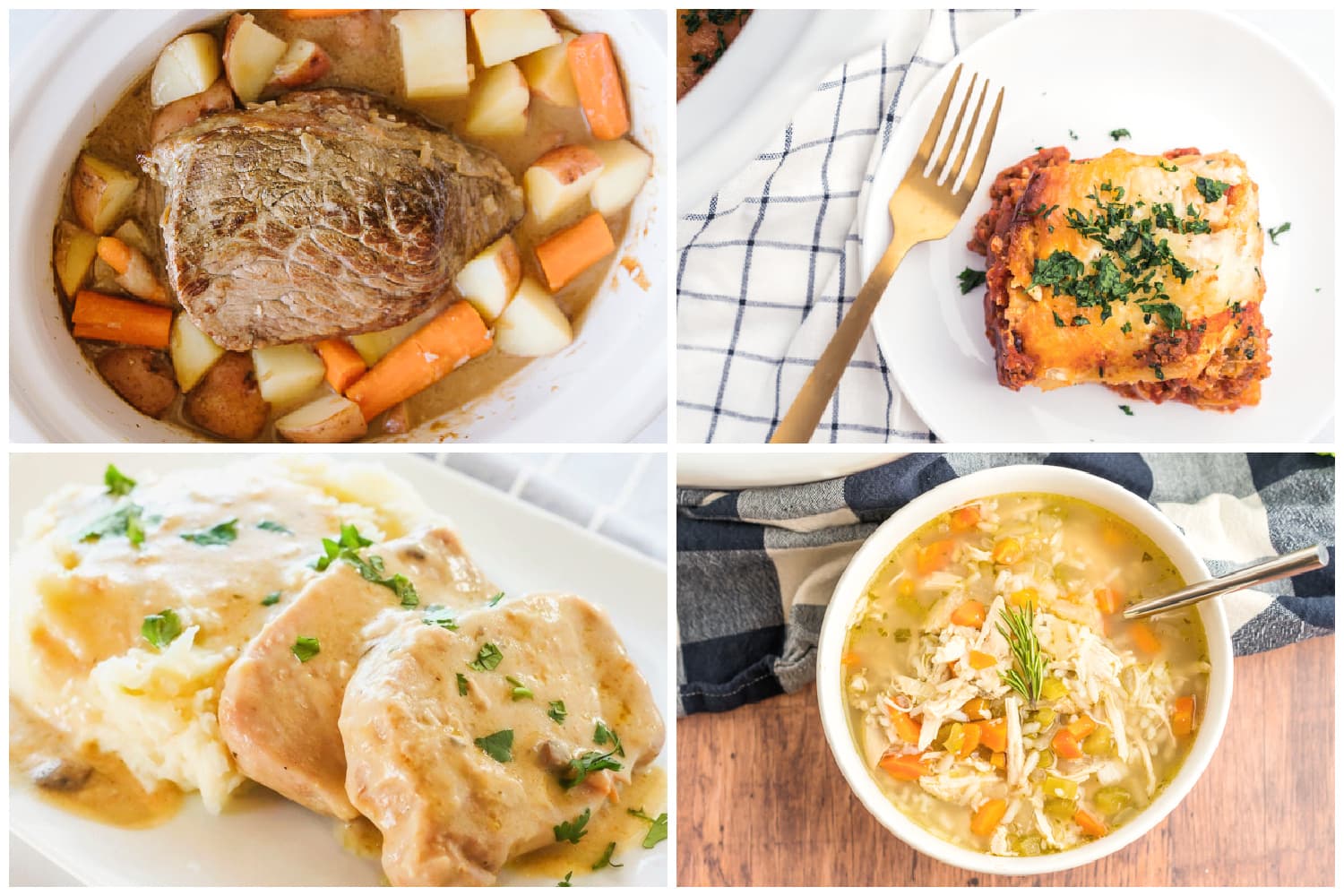 Crockpot Dinner Recipes: 12 Easy Dump-and-Go Crockpot Dinners