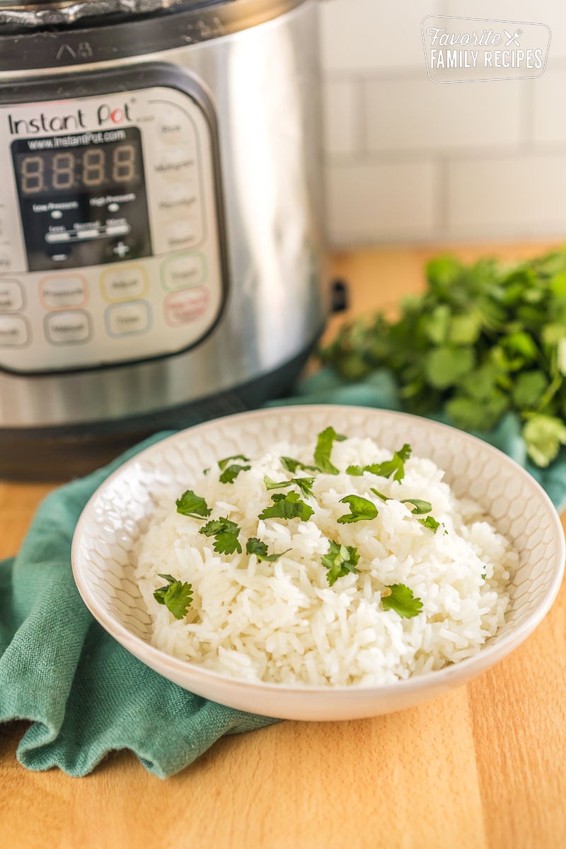 Pressure Cooker (Instant Pot) Rice