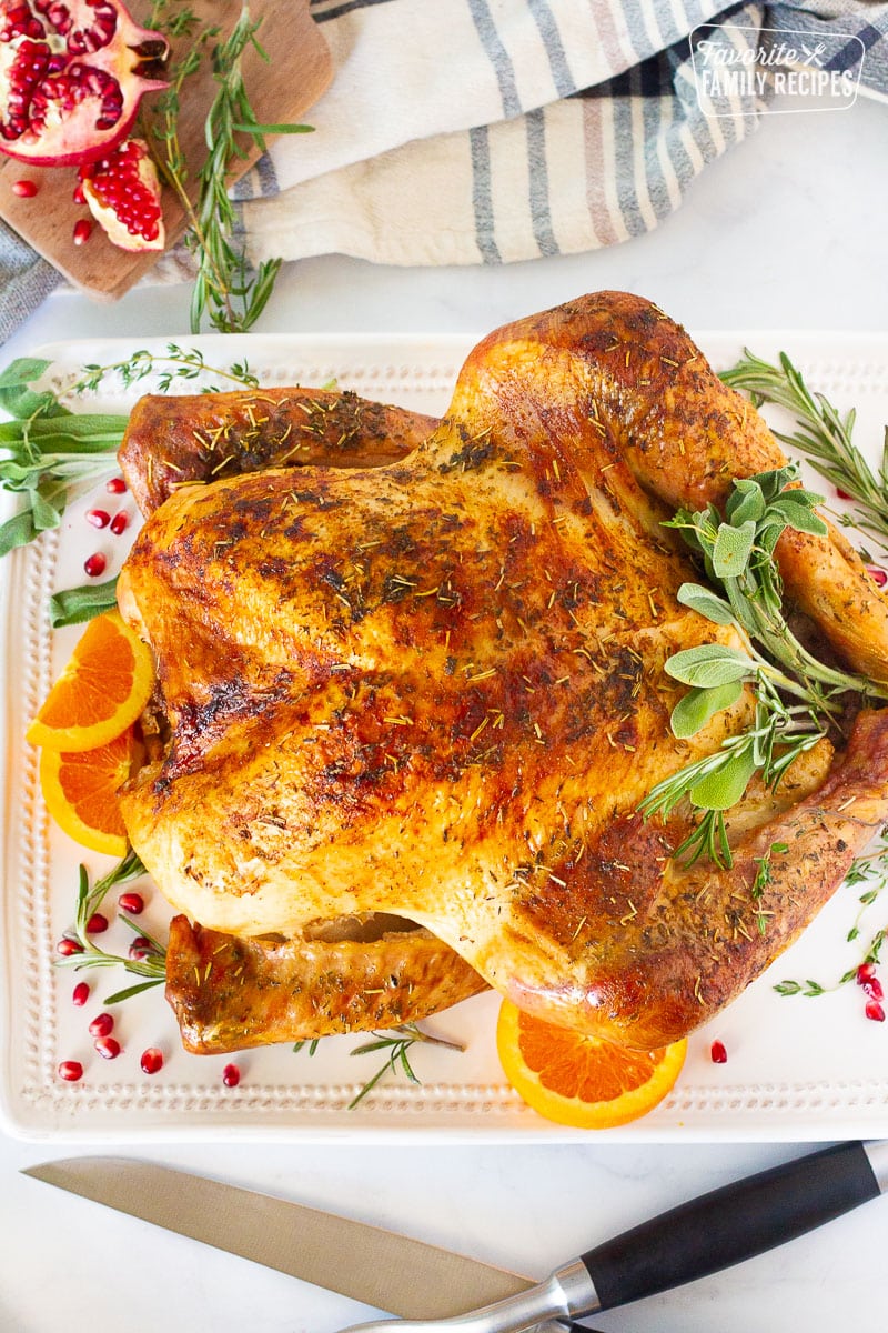 Best Oven Roasted Thanksgiving Turkey Recipe Ever - Oh Sweet Basil