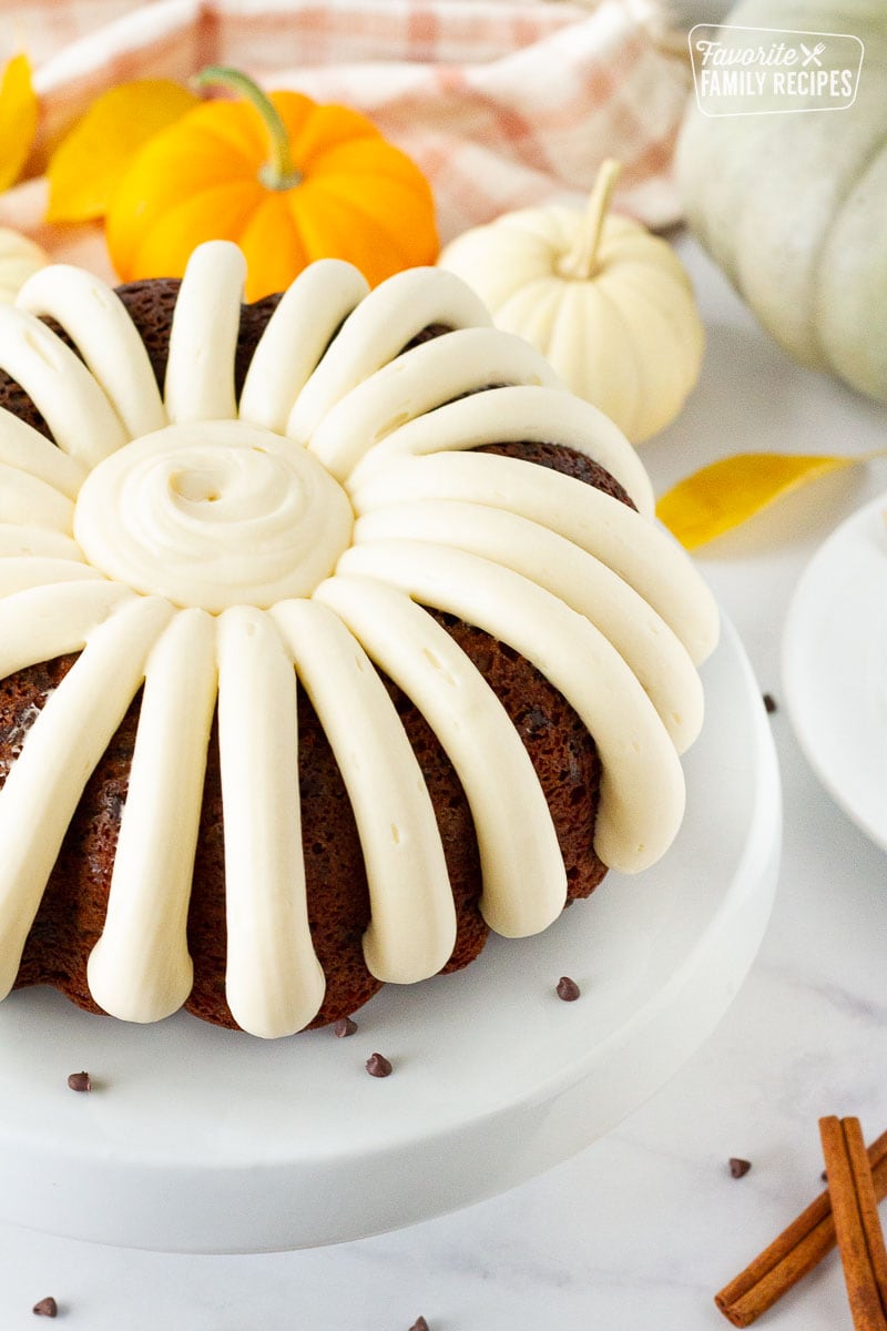 Pumpkin Spice Latte Mini Bundt Cakes Recipe - Reily Products