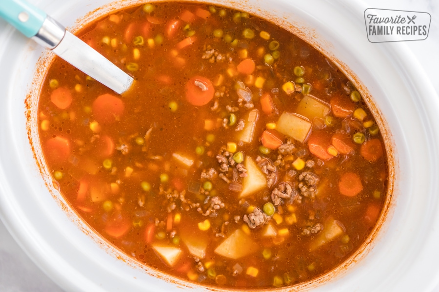 Crock-Pot Mexican Beef & Veggie Soup - Crock-Pot Ladies