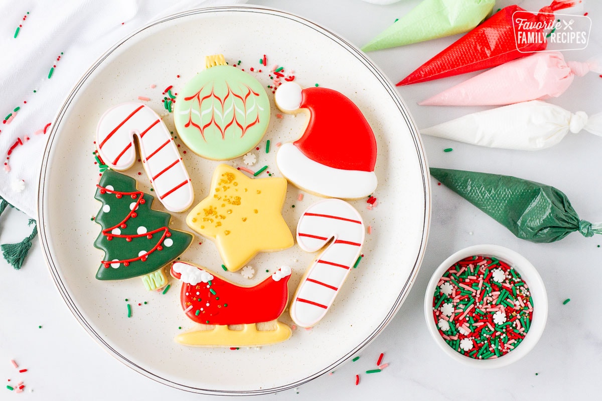 Christmas Containers for Holiday Cookies Candy and Treats with