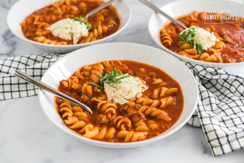 Lasagna Soup | Favorite Family Recipes