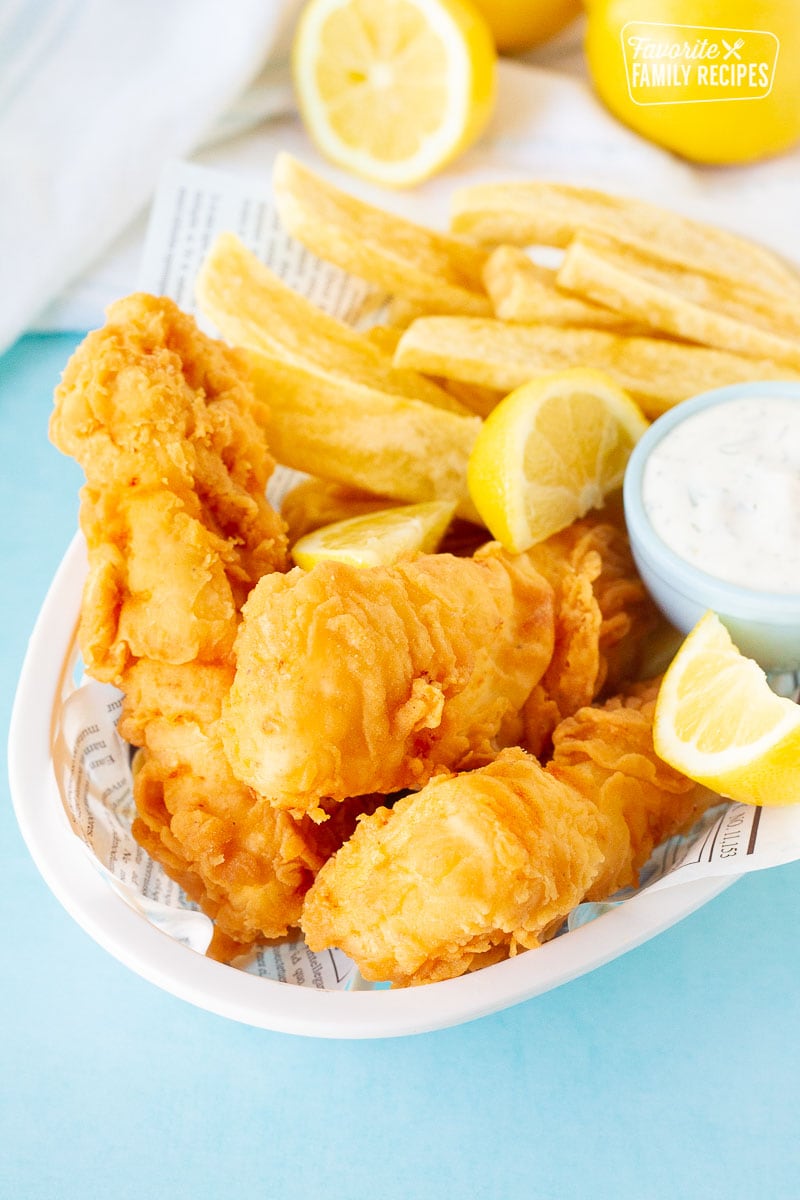 Fish and Chips Recipe  How To Make Fish and Chips 