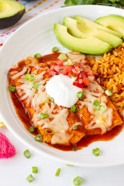 Easy Cheese Enchiladas With Homemade Enchilada Sauce 