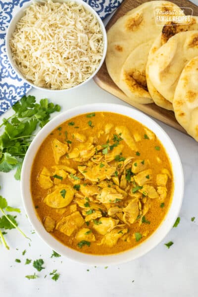 Chicken Korma (sweet & spicy coconut Indian dish)