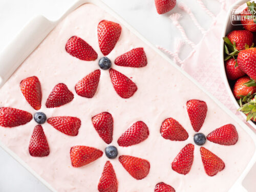 Strawberry Cake Roll | Love and Olive Oil
