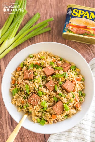 Spam Fried Rice (a flavorful twist on a classic dish)