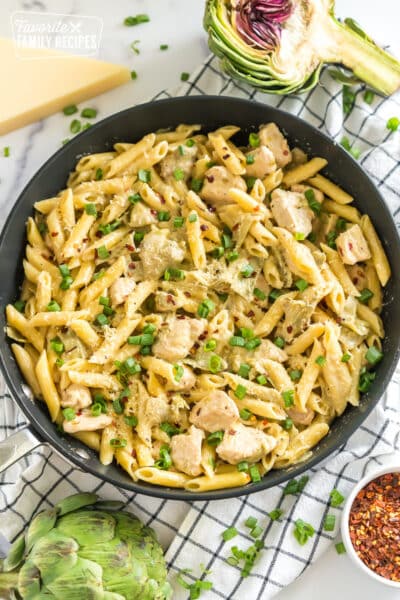 Chicken Artichoke Pasta