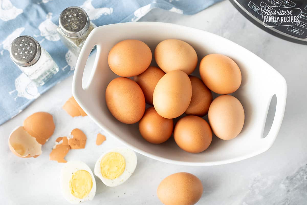 Instant Pot Hard Boiled Eggs - The Wooden Skillet