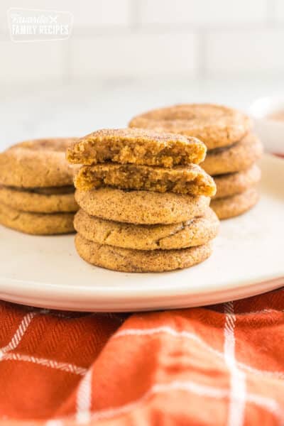 Pumpkin Snickerdoodles (soft and chewy with brown butter)