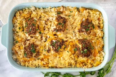 Cheesy Chicken and Rice Casserole