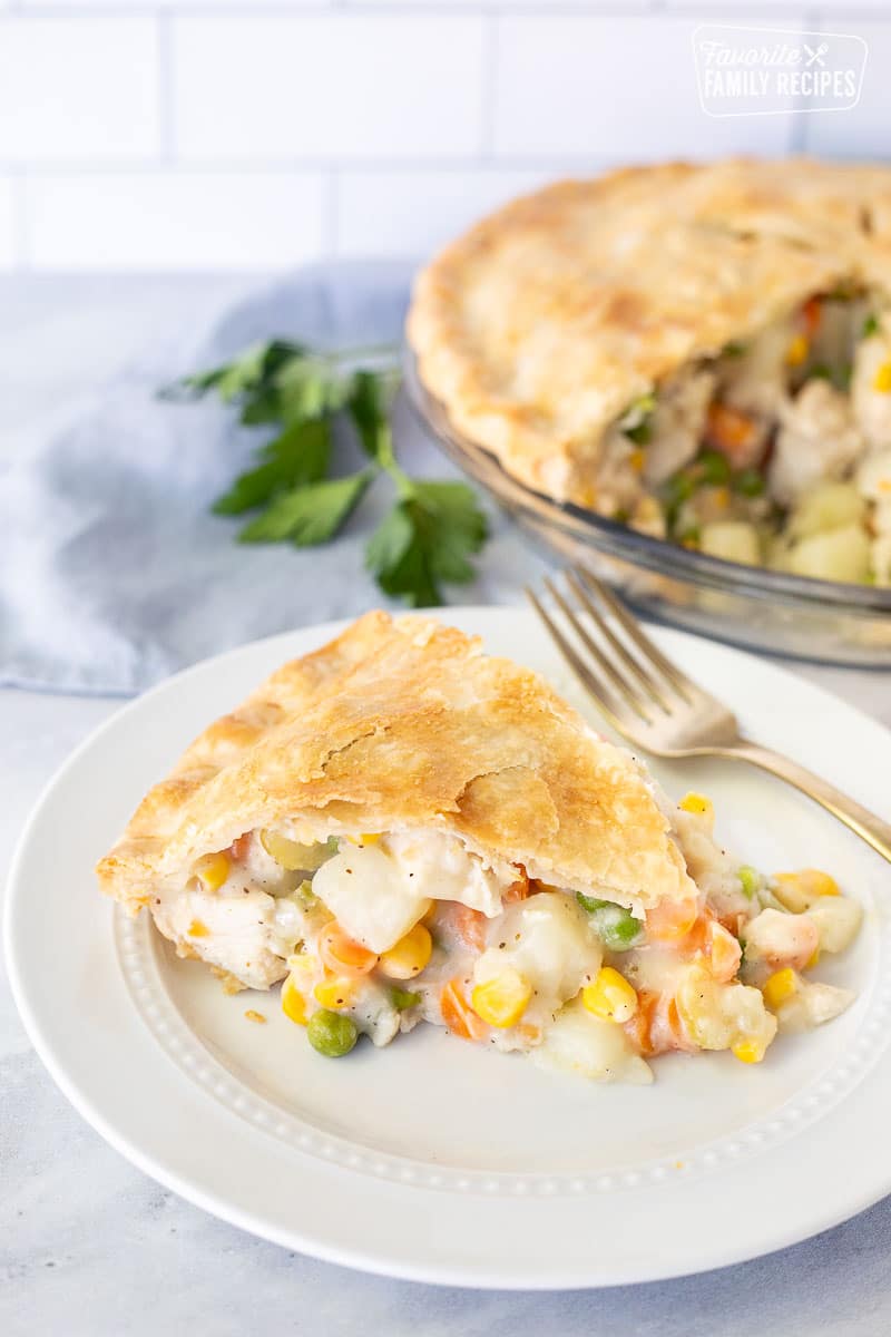 Easy Chicken Pot Pie with Frozen Vegetables - CopyKat Recipes