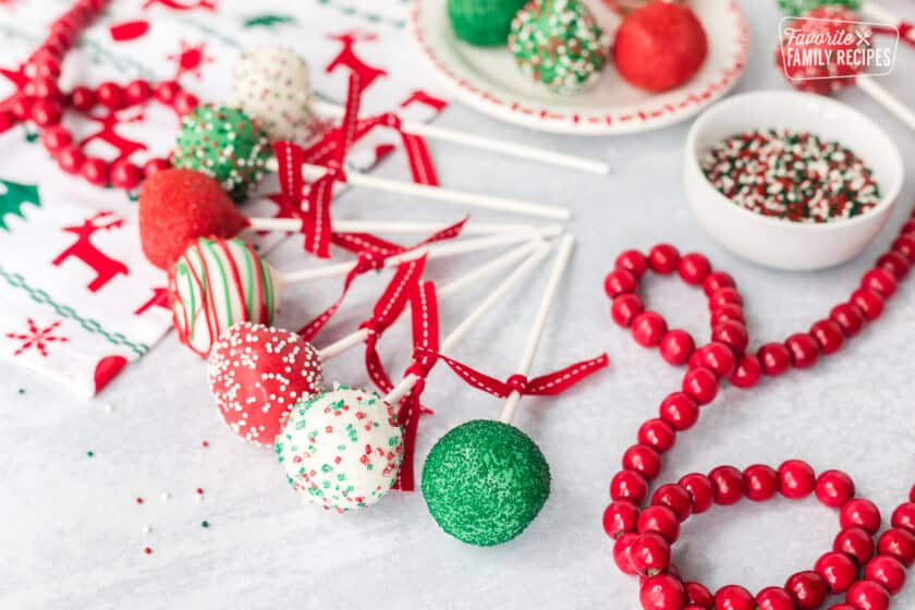 Christmas Cake Pops