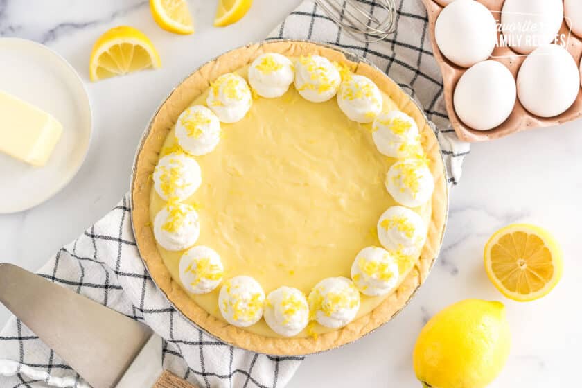 Sour Cream Lemon Pie