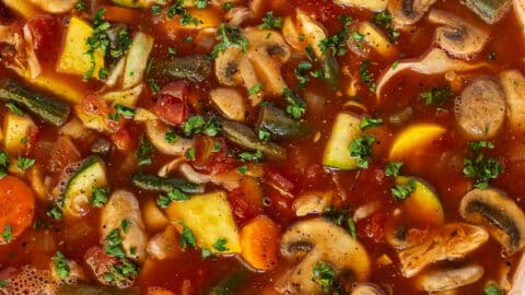 Weight Loss Magic Soup in a crockpot.