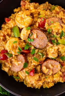 Jambalaya in a bowl.