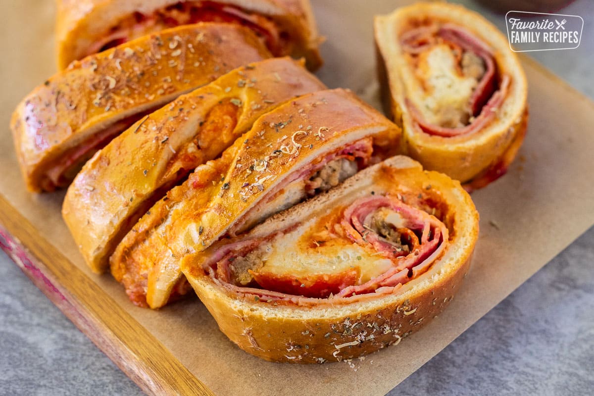 Slices of Stromboli.