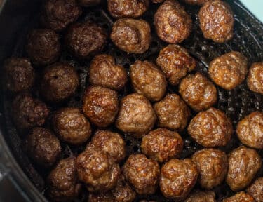 Meatballs in Air Fryer.