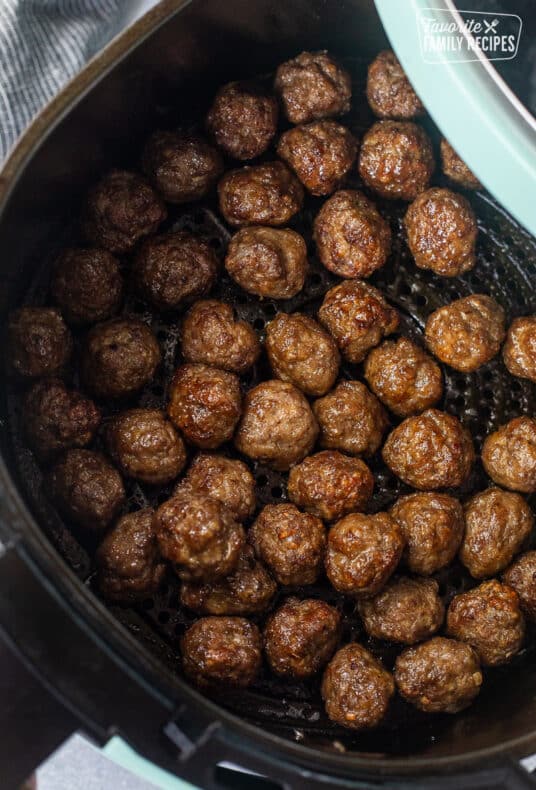 Meatballs in Air Fryer.