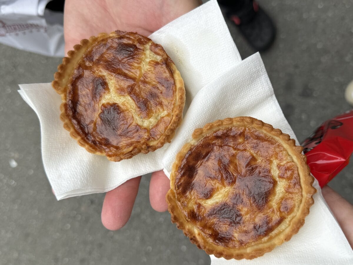 Two Swiss pies from Chas Barmettler in Lucerne, Switzerland