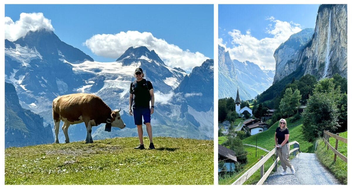 Jared and Erica in the Swiss Alps 